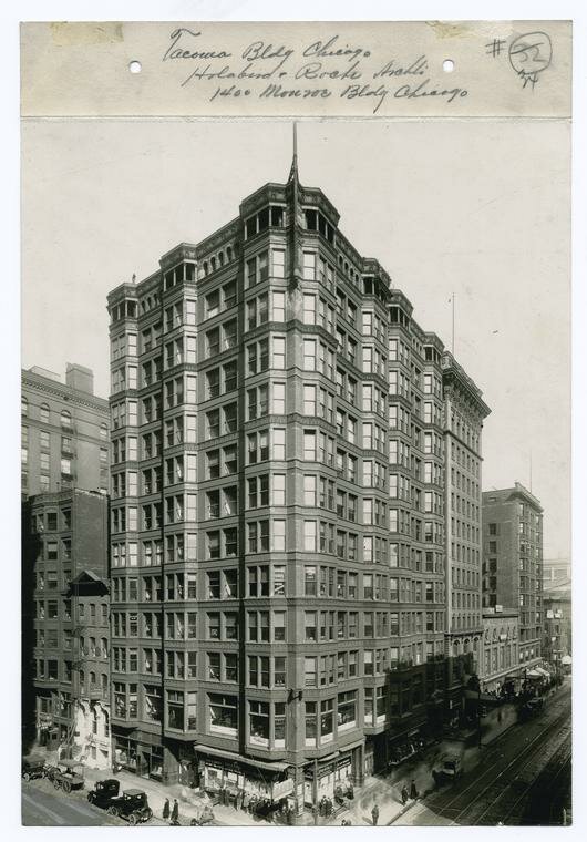 Tacoma Building – Holabird y Roche, Chicago 1889