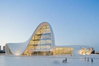 Heydar Aliyev centre, Baku, Azerbaijan. Photograph: Zaha Hadid architects